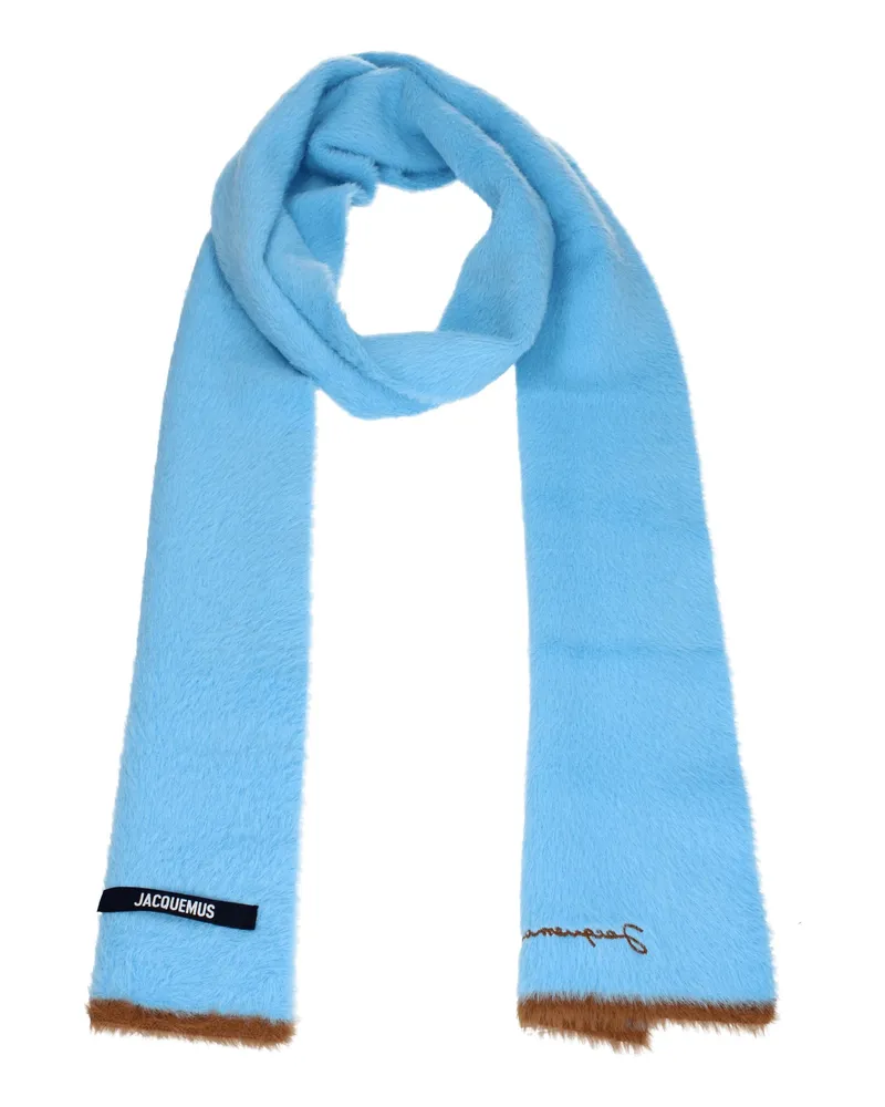 Jacquemus Frauen 's Schals Polyamid hellblau -