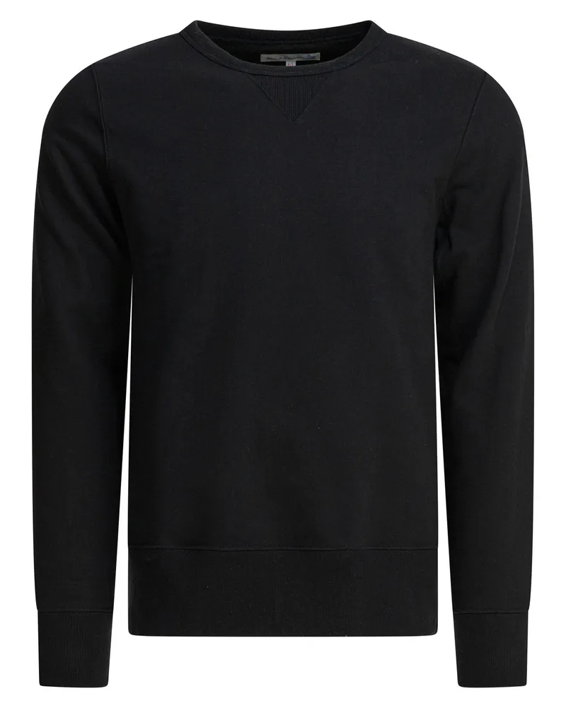 Merz b. Schwanen Loopwheeled“ Rundhals-Sweatshirt Black