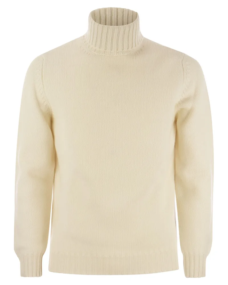 Fedeli Derby 428 Kaschmirschernpolsterpullover Creme