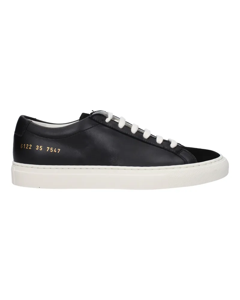 Common Projects Sneakers Damens Leder Schwarz -