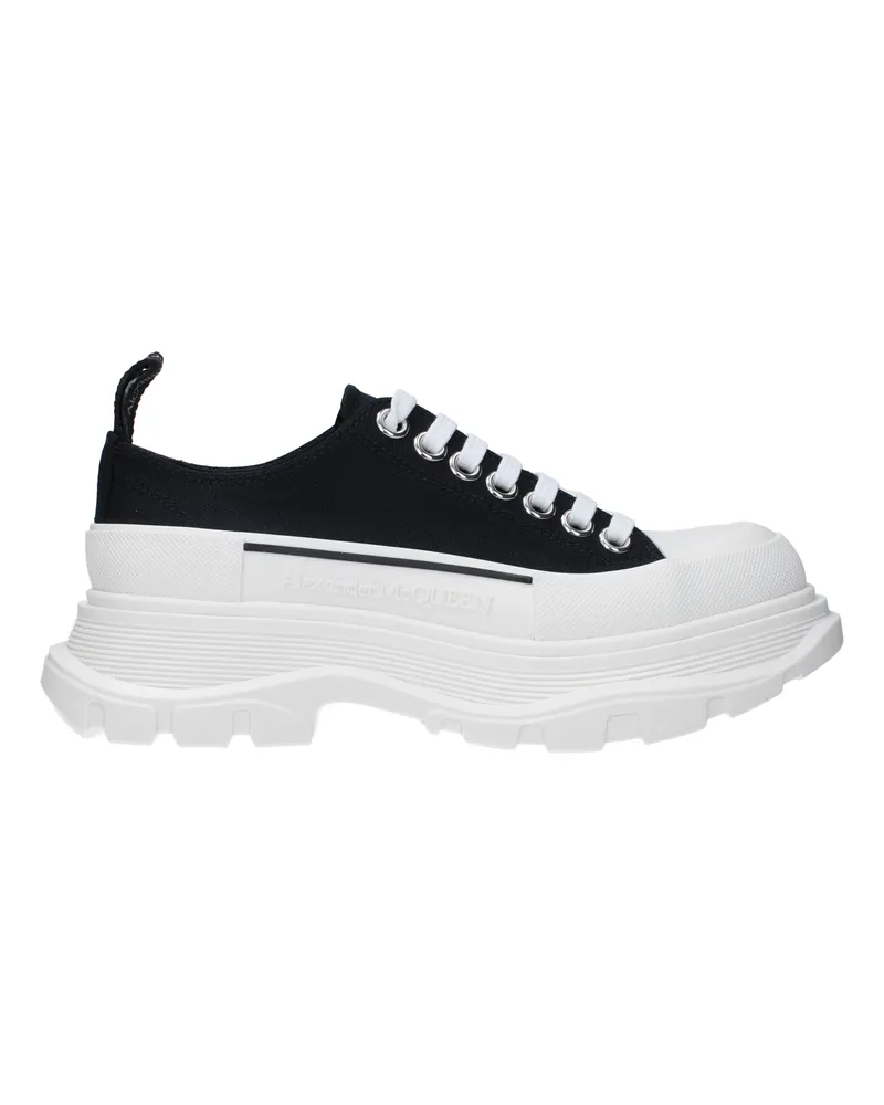 Alexander McQueen Sneakers Frauen Stoff schwarz/weiß -