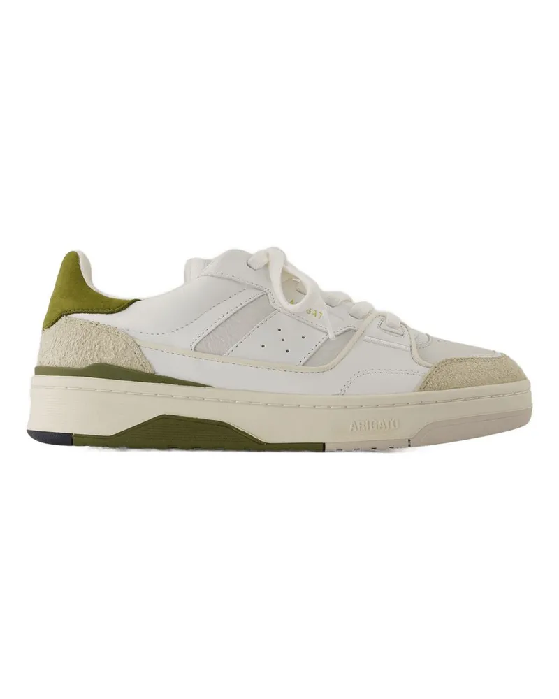 Axel Arigato Ton -Turnschuhe  Leder weiß/grün White