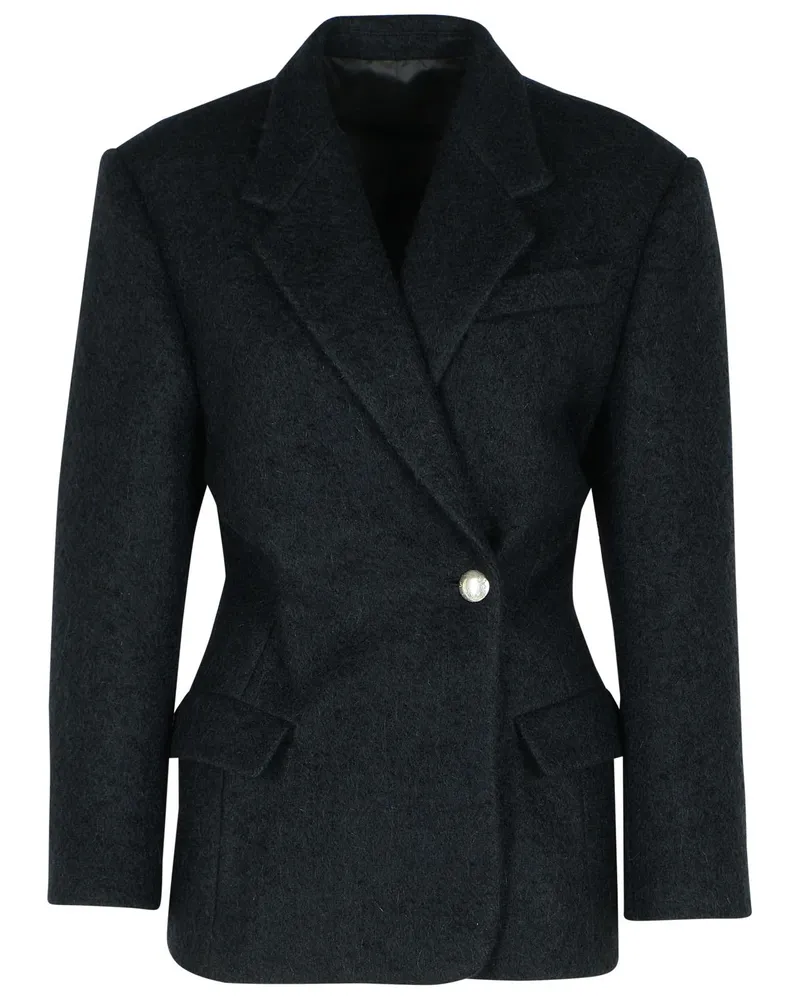 Isabel Marant Gallie' schwarze Wollmischjacke Black