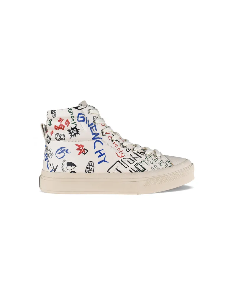 Givenchy City High Top -Turnschuhe Nude