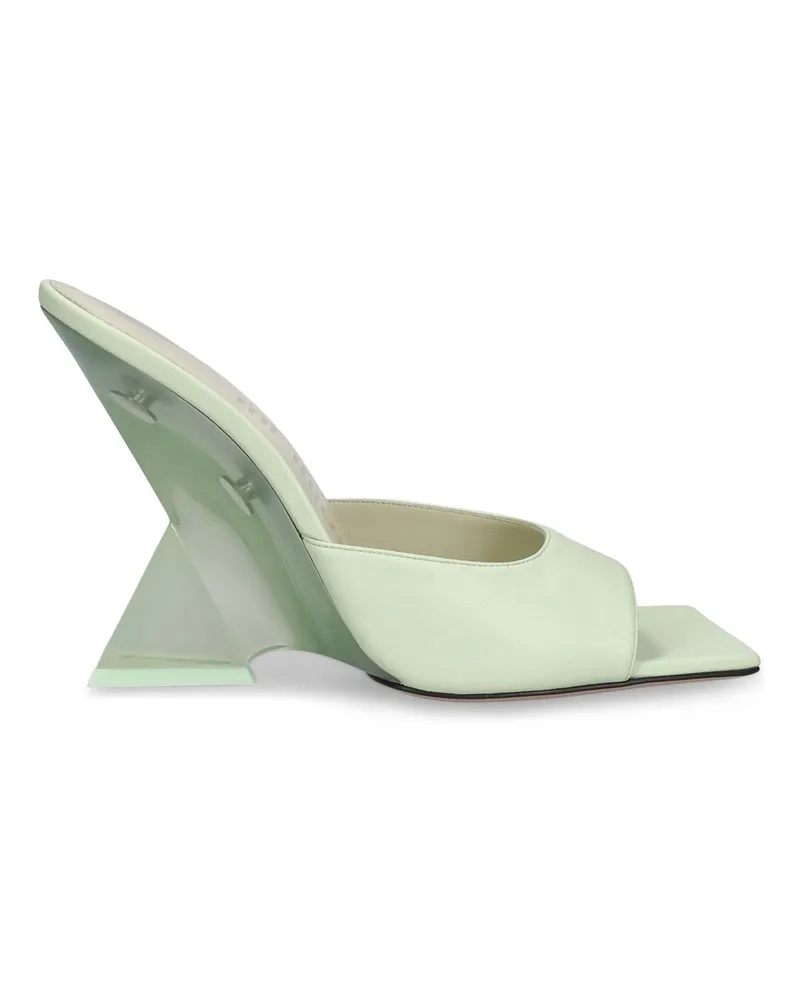ATTICO Der Attico Cheope 105 Ledersandalen Green