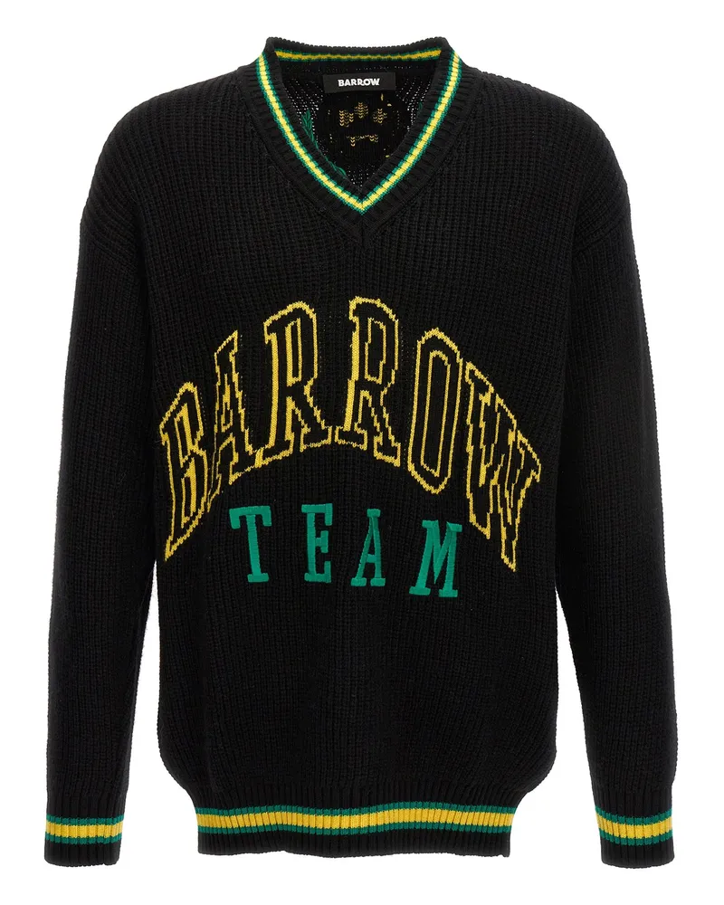 BARROW Logo Stickpullover Black