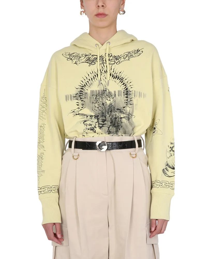 Givenchy übergroßes Sweatshirt Yellow