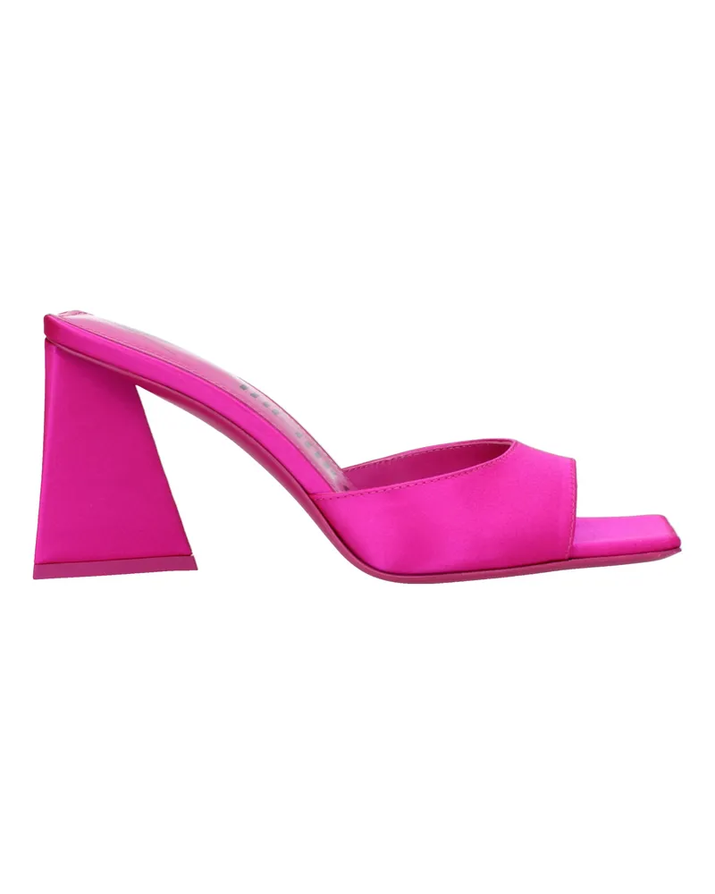 ATTICO Die Penthouse Sandals Mini Devon Womens Satin Fuxia -