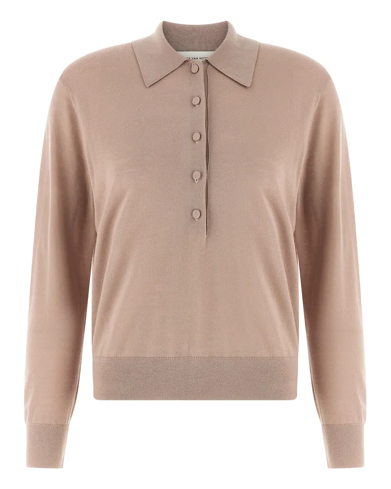 Dries van Noten Dries Van Note 'Tuno' Polo -Shirt Pink