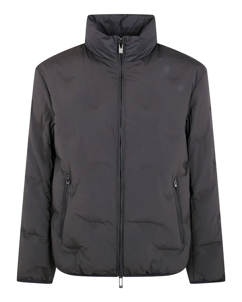 Emporio Armani Kurze Daunenjacke aus Nylon von Green