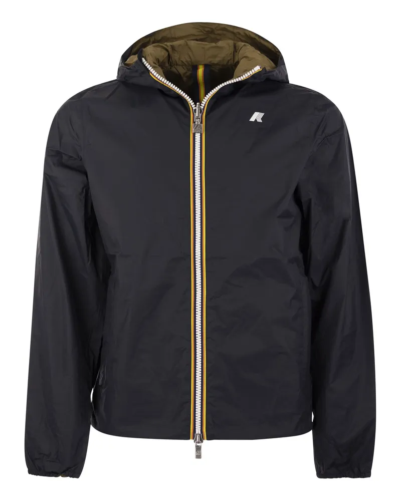K-Way Jake plus reversible Kapuzenjacke Blue