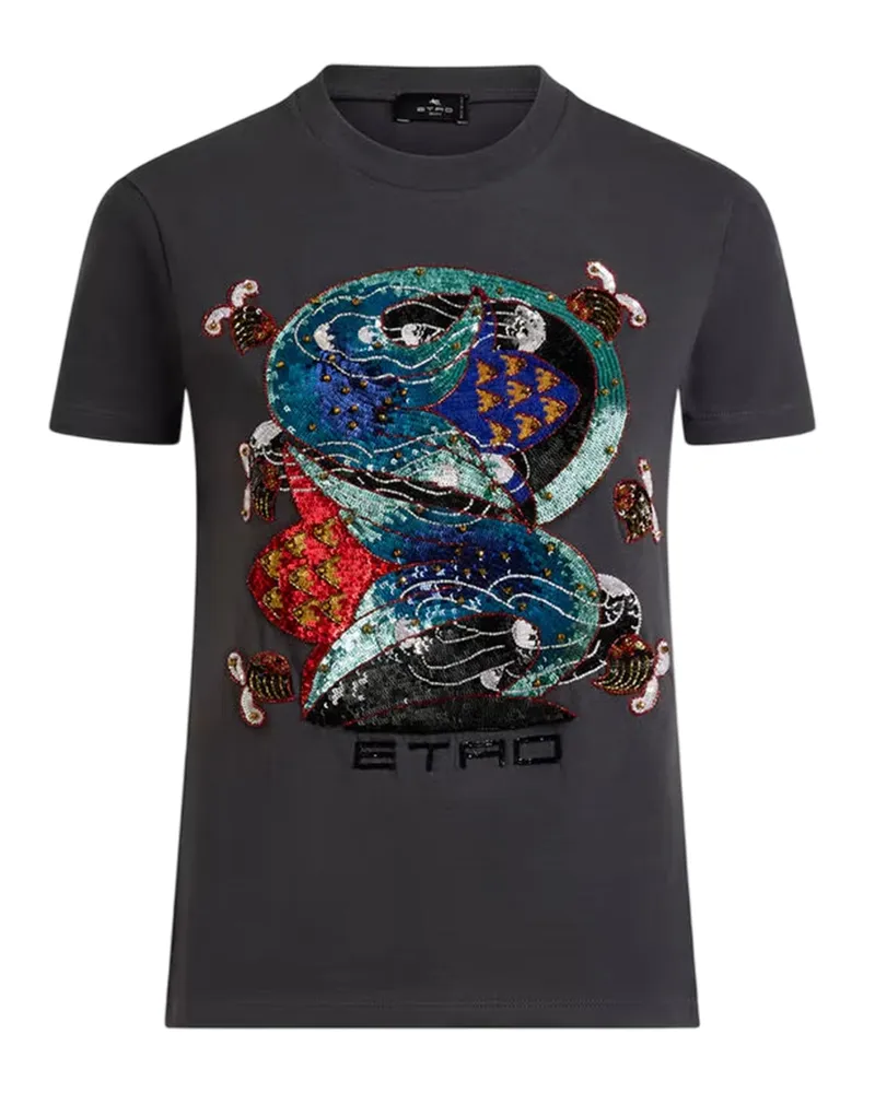 Etro T -Shirts und Polos grau Grey