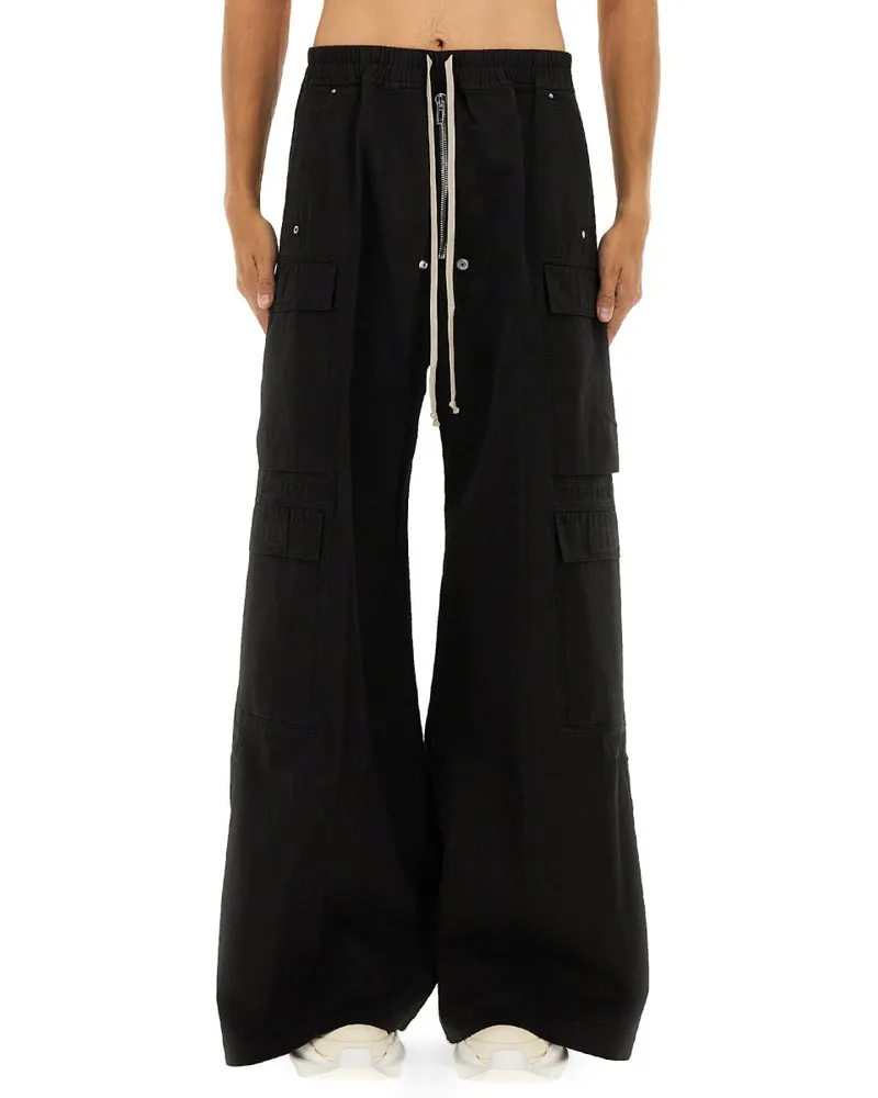 DRKSHDW by Rick Owens Double Cargo Jumbo Belas" Hosen Black