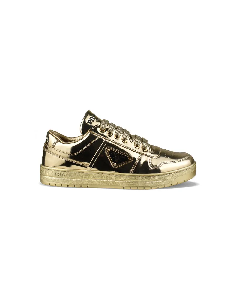 Prada Downtown Sneakers Gold
