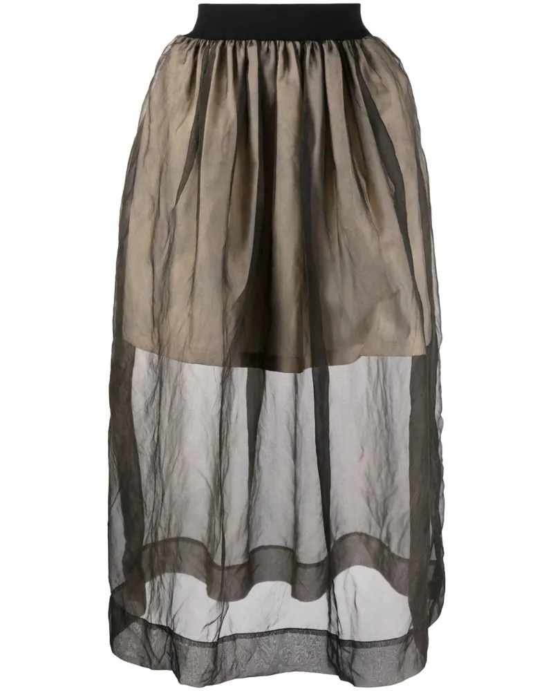 Uma Wang Seidenrock Grey