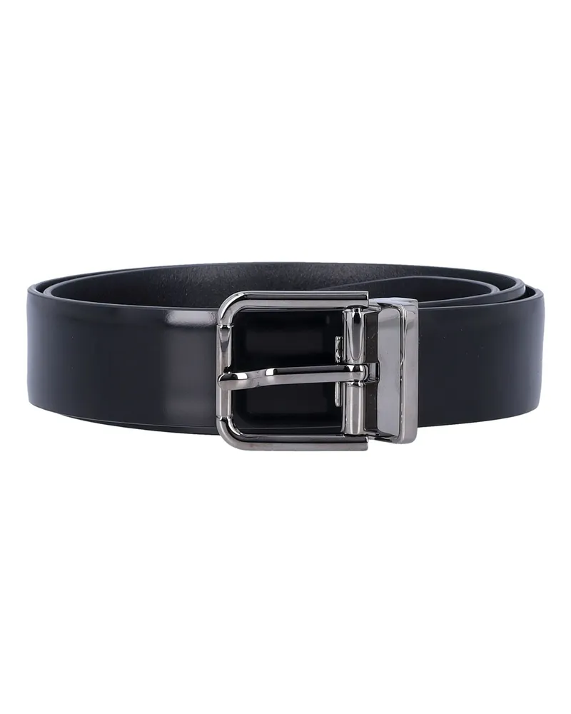 Dolce & Gabbana Gürtel schwarz Black