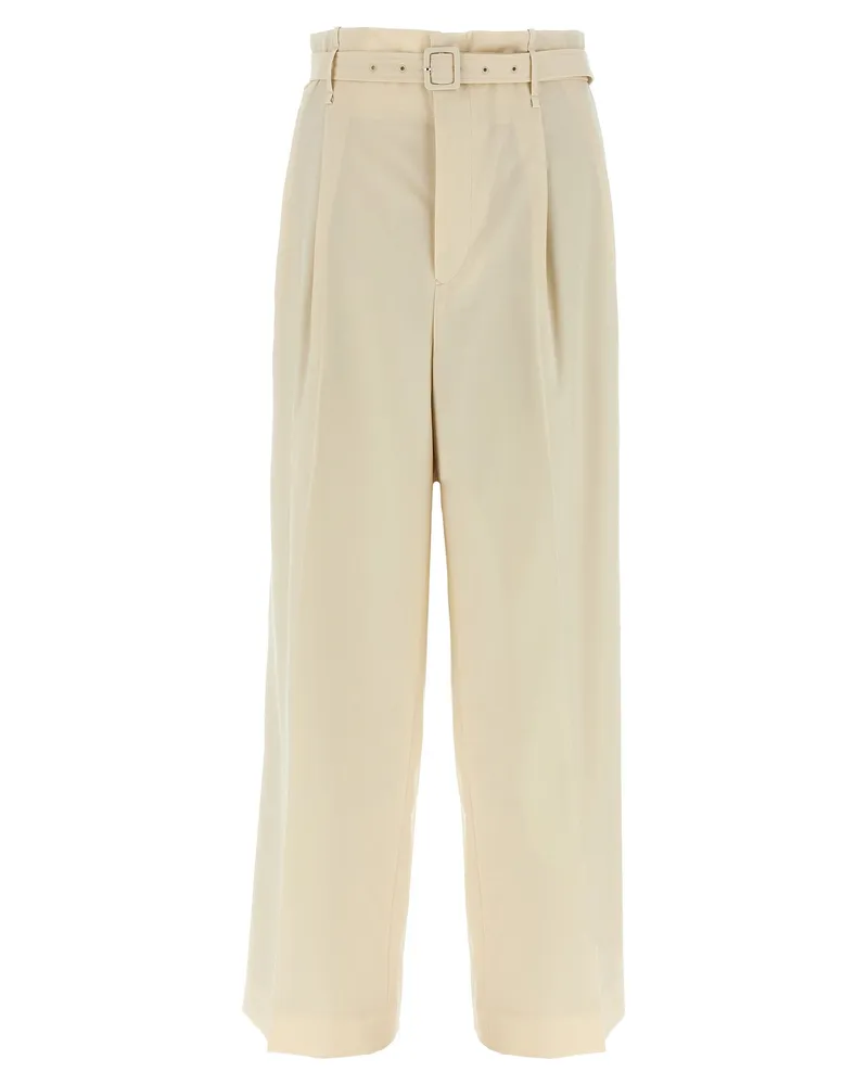 AURALEE Wollhose Beige