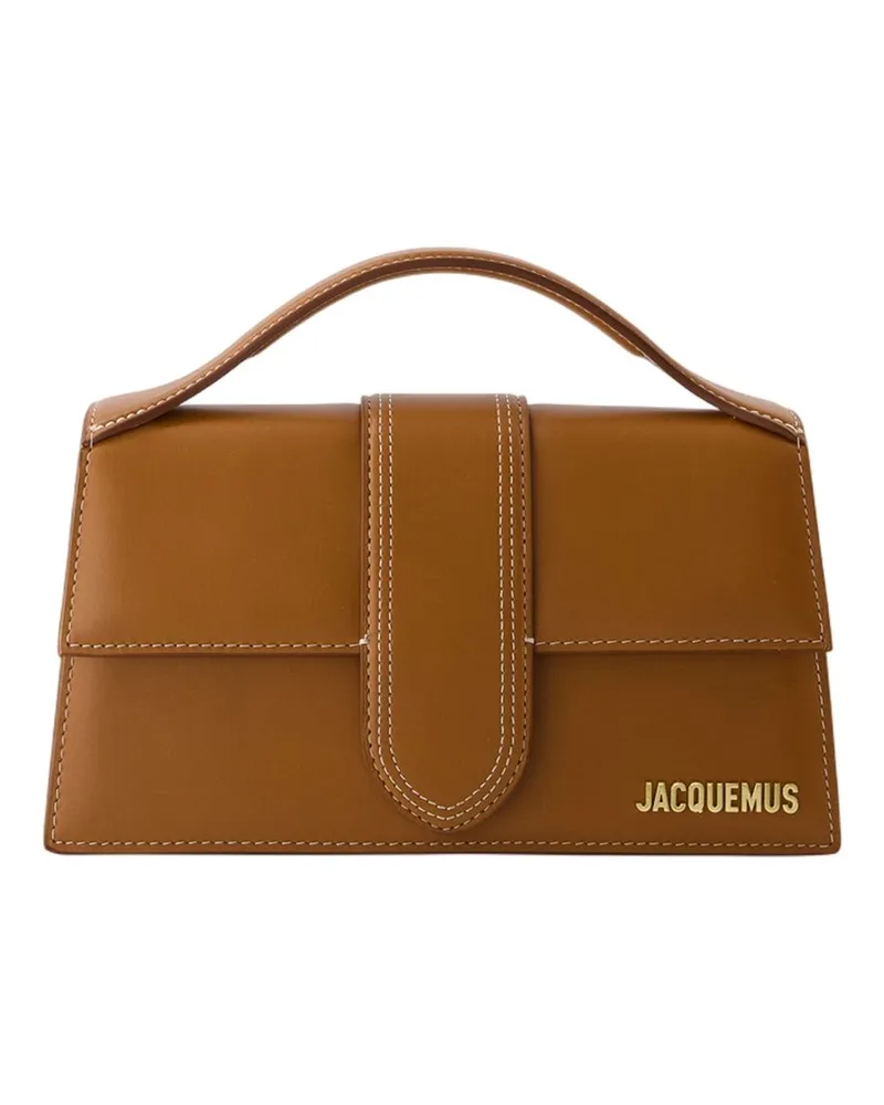 Jacquemus Le Grand Bambino  Leder braun Braun