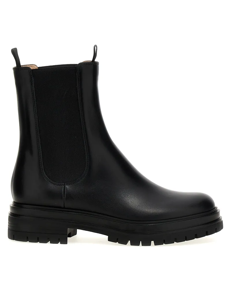Gianvito Rossi Chester' Beatles -Stiefel Black