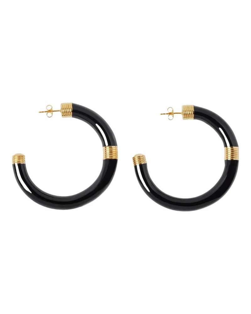 Aurélie Bidermann Kattarmbänder in schwarzem Metall Schwarz