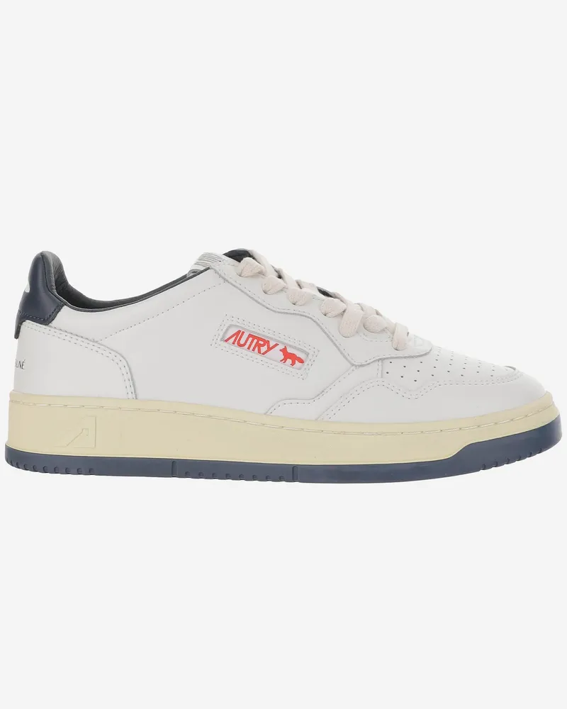 AUTRY medialistischer Maison Kitsuné x Autry Low -Turnschuhe Bianco