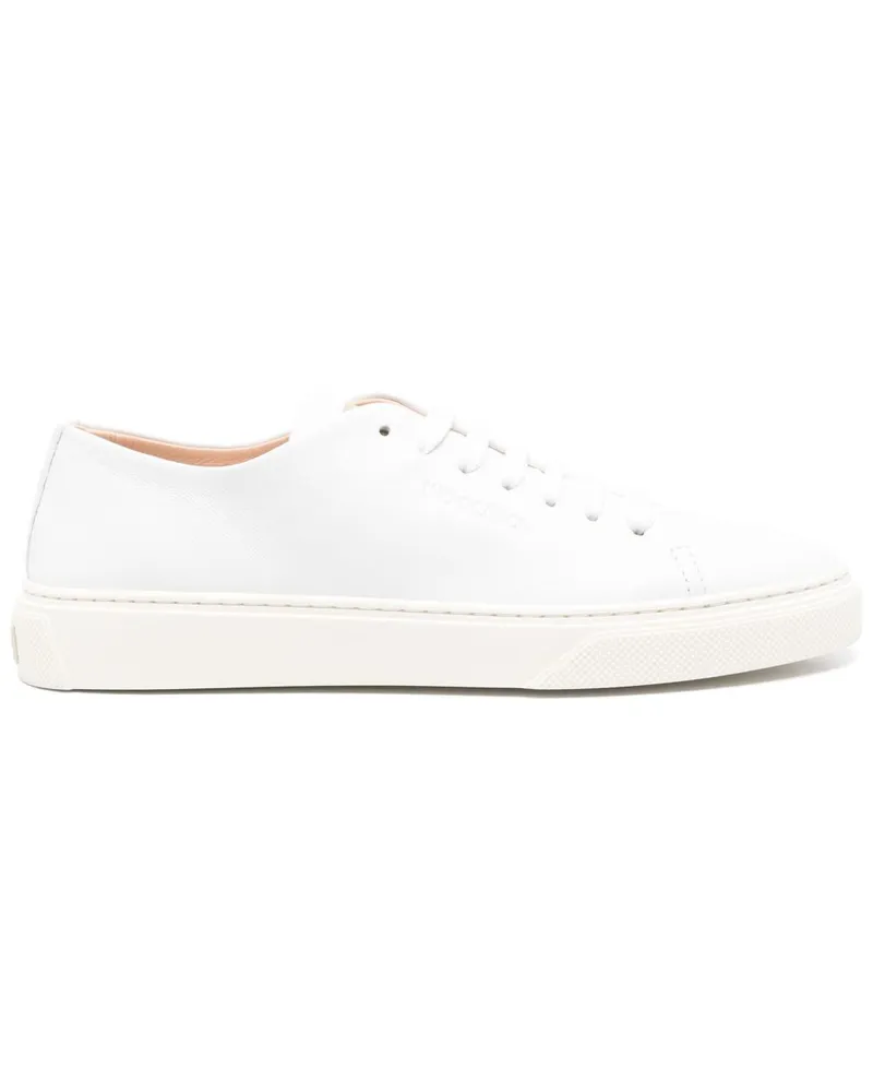 Woolrich Leder -Turnschuhe White