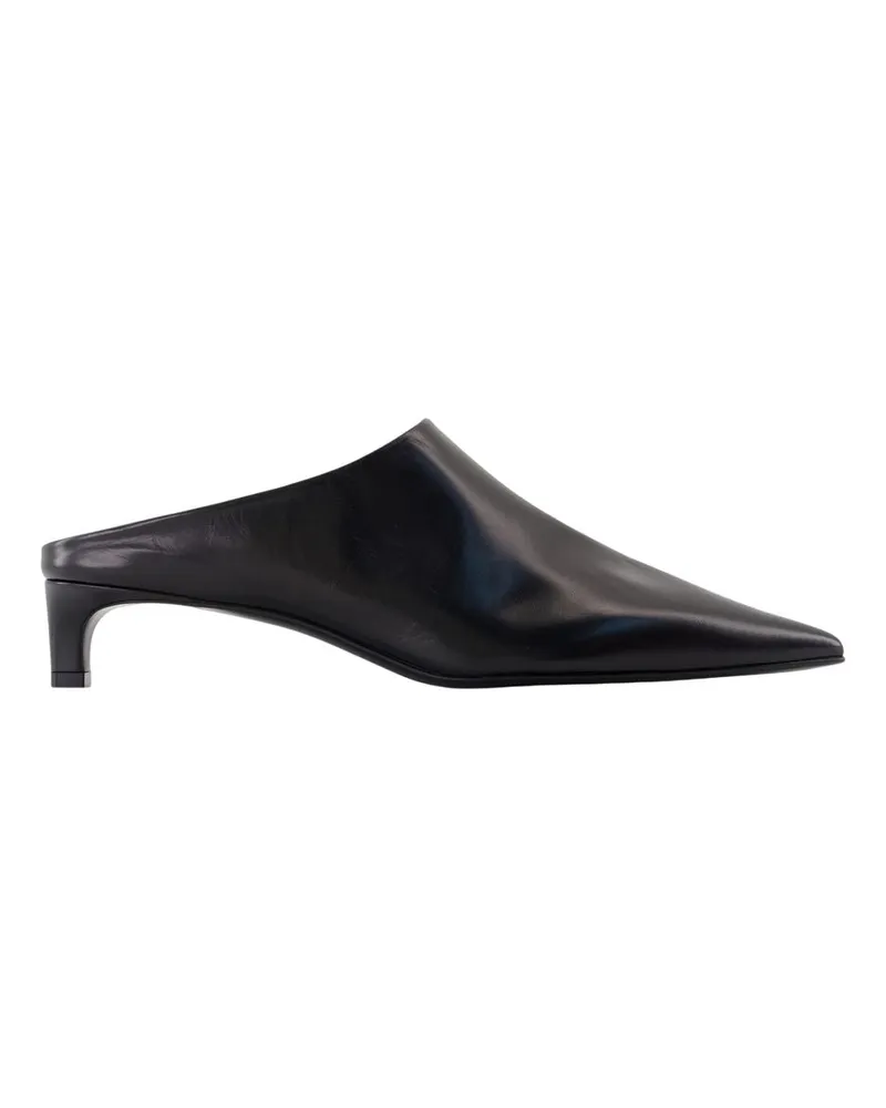 Jil Sander Sandalen Jil Schleifer Leder schwarz Black