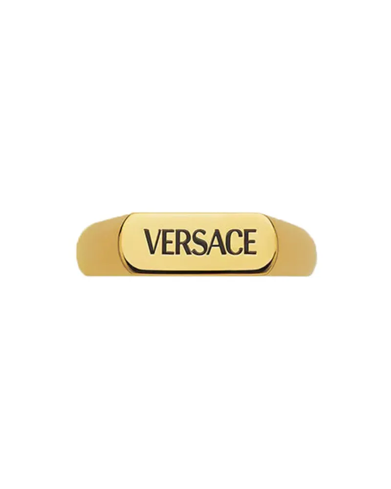 Versace Logo Ring Gold