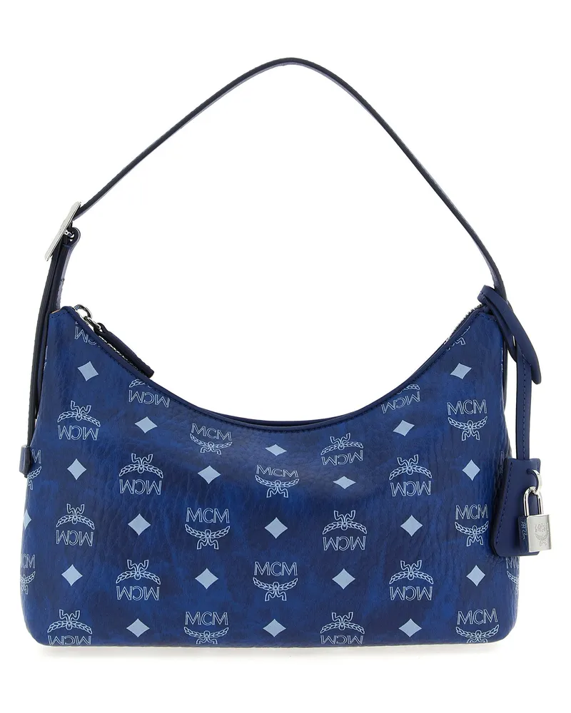 MCM Aren Hobo' kleiner Umhängetasche Blue