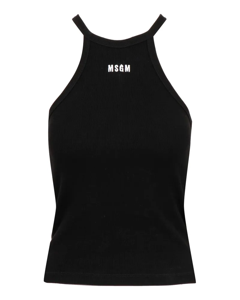 MSGM Top Black Black