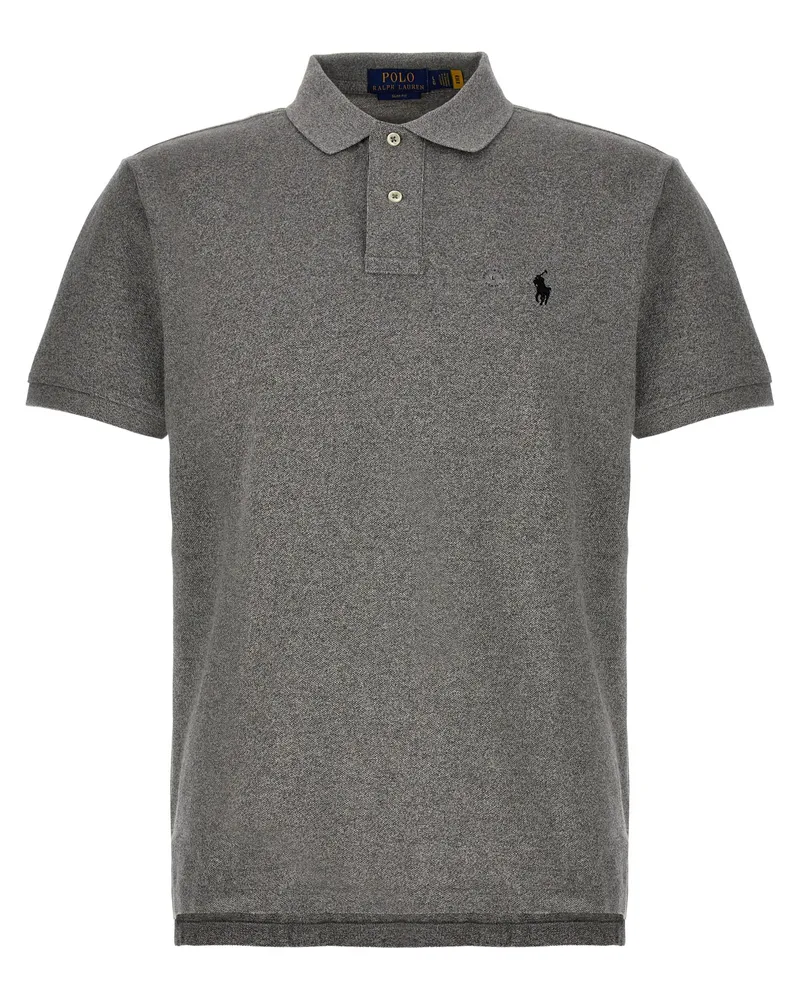 Ralph Lauren Logo Polo Gray