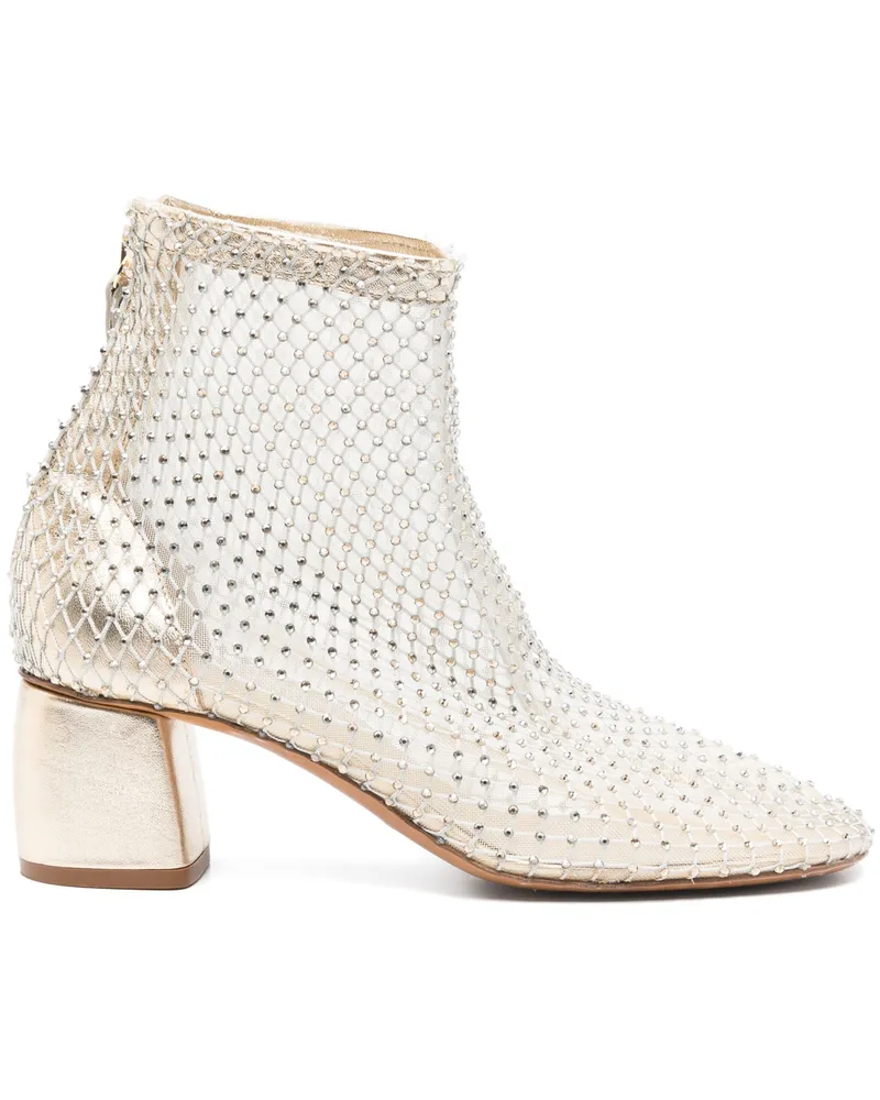 forte_forte Strass Mesh Knöchelstiefel 