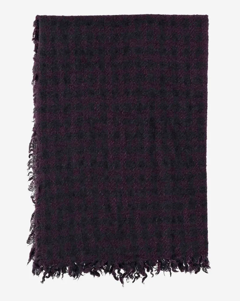 Faliero Sarti Paoletto Cashmere und Woll Mischschal Red