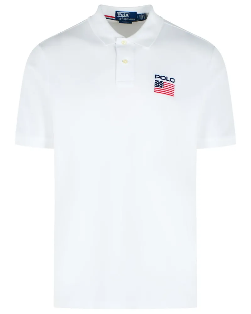 Ralph Lauren Weißes Poloshirt aus Baumwolle von White
