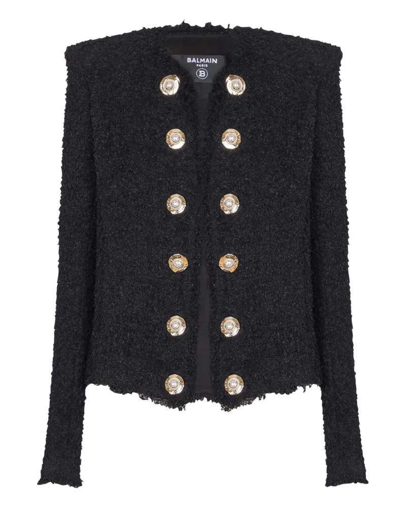 Balmain Tweed Jacke 0pa