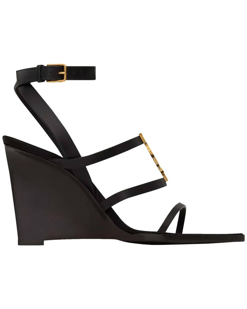 Saint Laurent Zeppe Cassandre Black