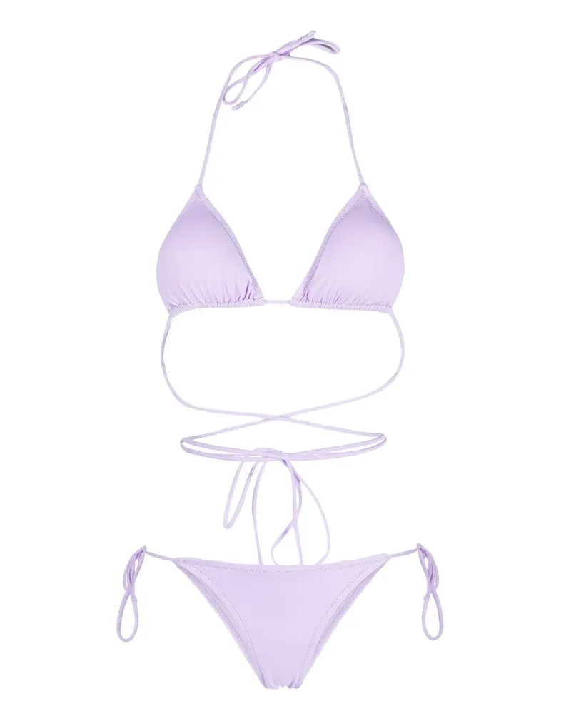 Reina Olga Miami Triangle Bikini Set Lilac