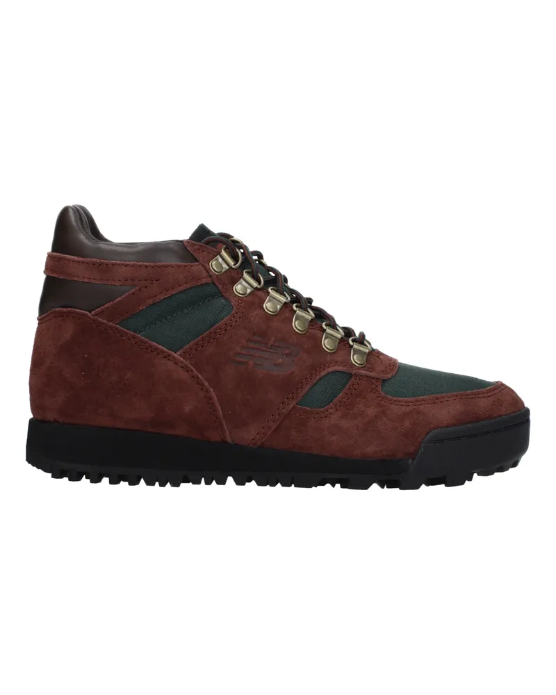 New Balance Neue Balance -Männer 's Stiefel Wildleder braun/dunkelgrün -