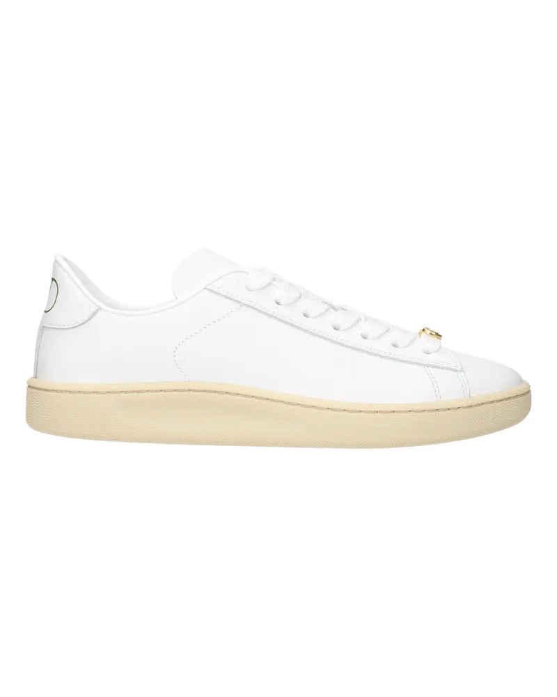 Valentino Garavani Damens Weiße Ledersneaker -