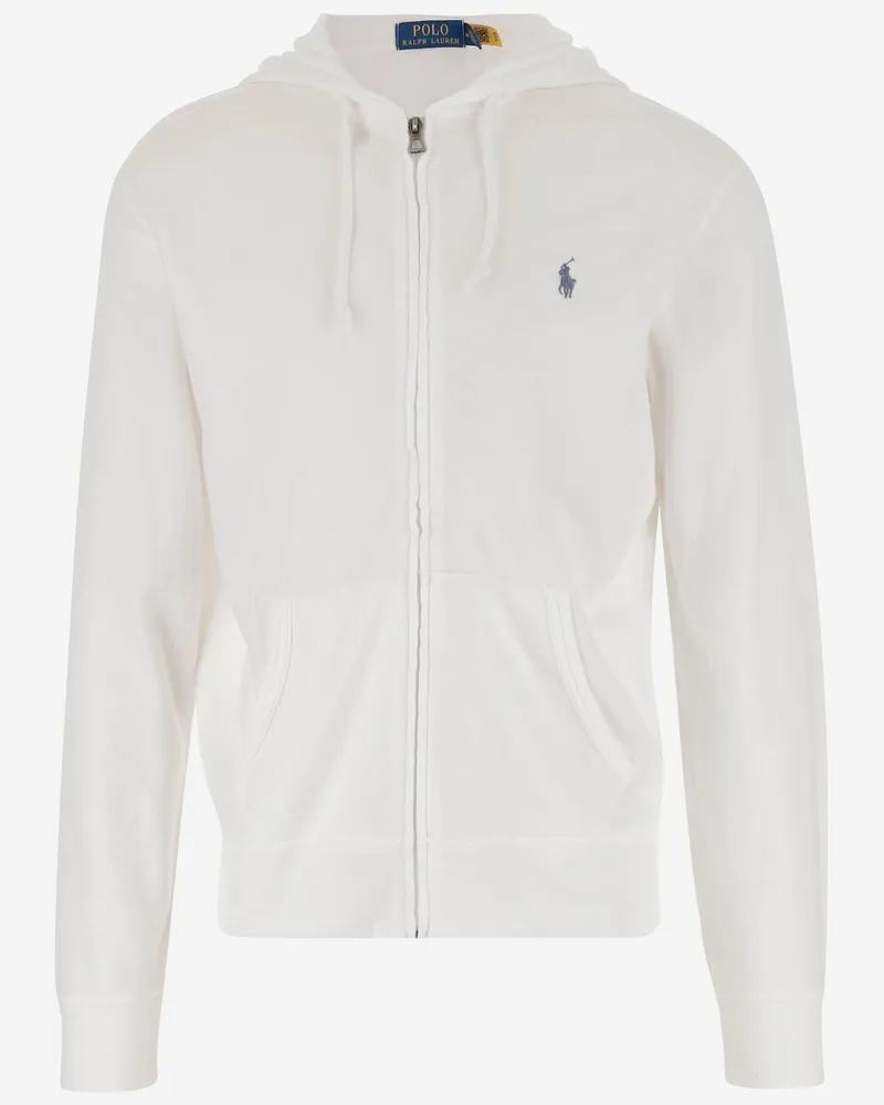 Ralph Lauren Cotton Hoodie White