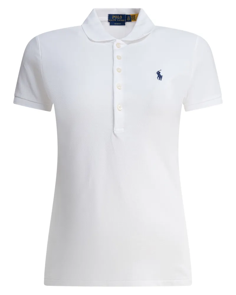 Ralph Lauren Baumwoll-Poloshirt mit Logo White