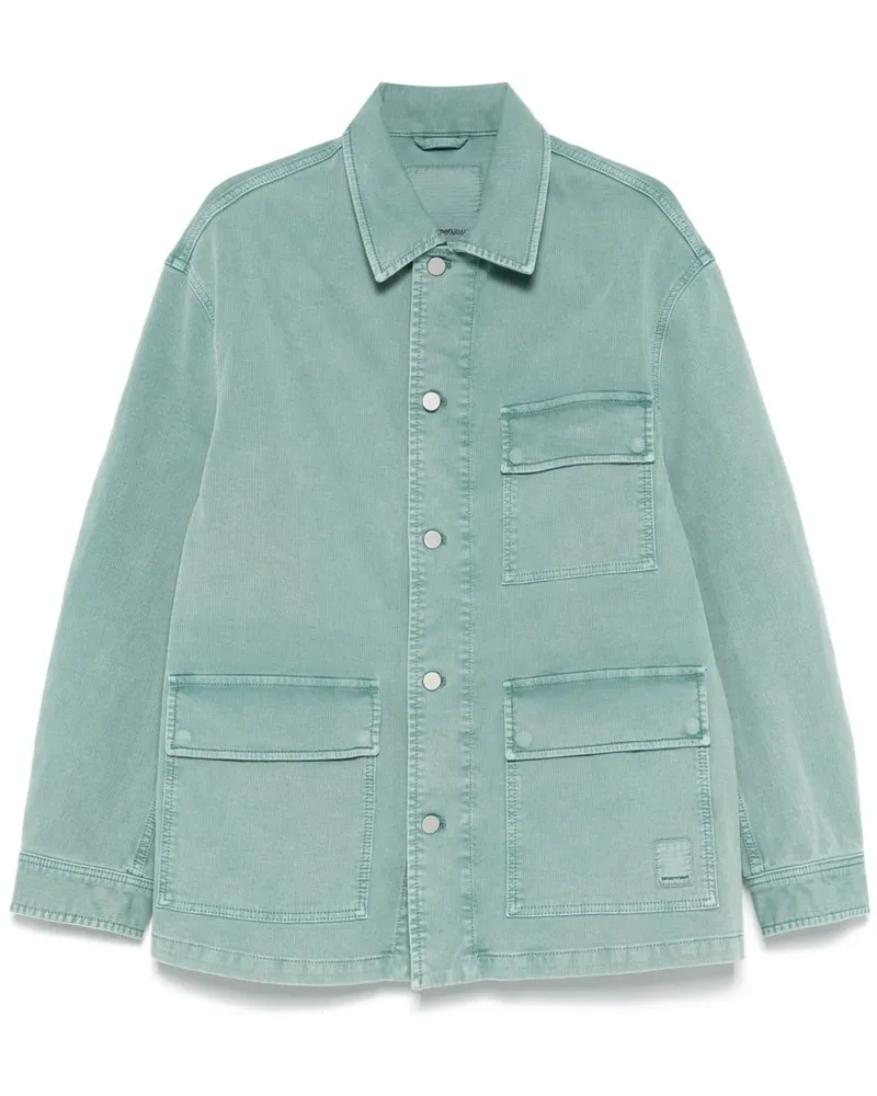 Emporio Armani Cotton Blouson Jacke Clear