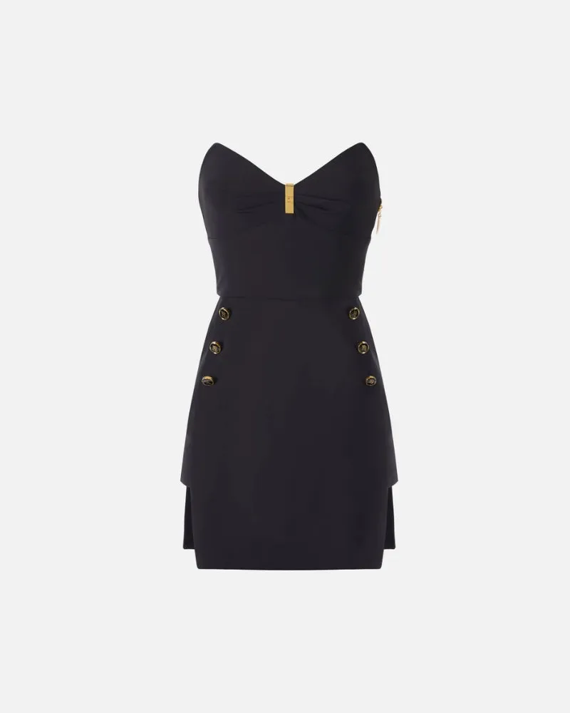 Elisabetta Franchi Bustier Kleid Black