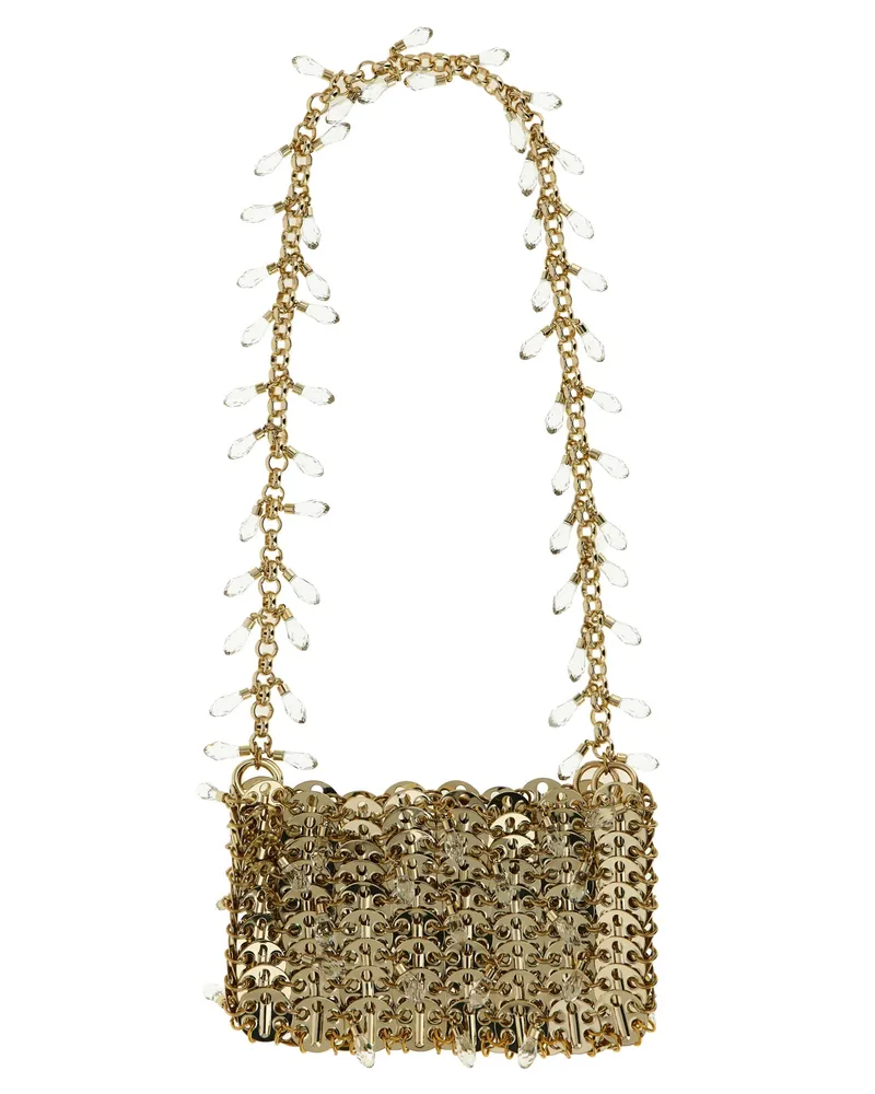 Paco Rabanne 1969 Nano Crystal“ Umhängetasche Gold