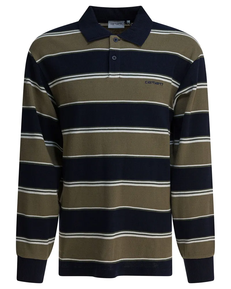 Carhartt WIP S „Malone Rugby“-Poloshirt Green