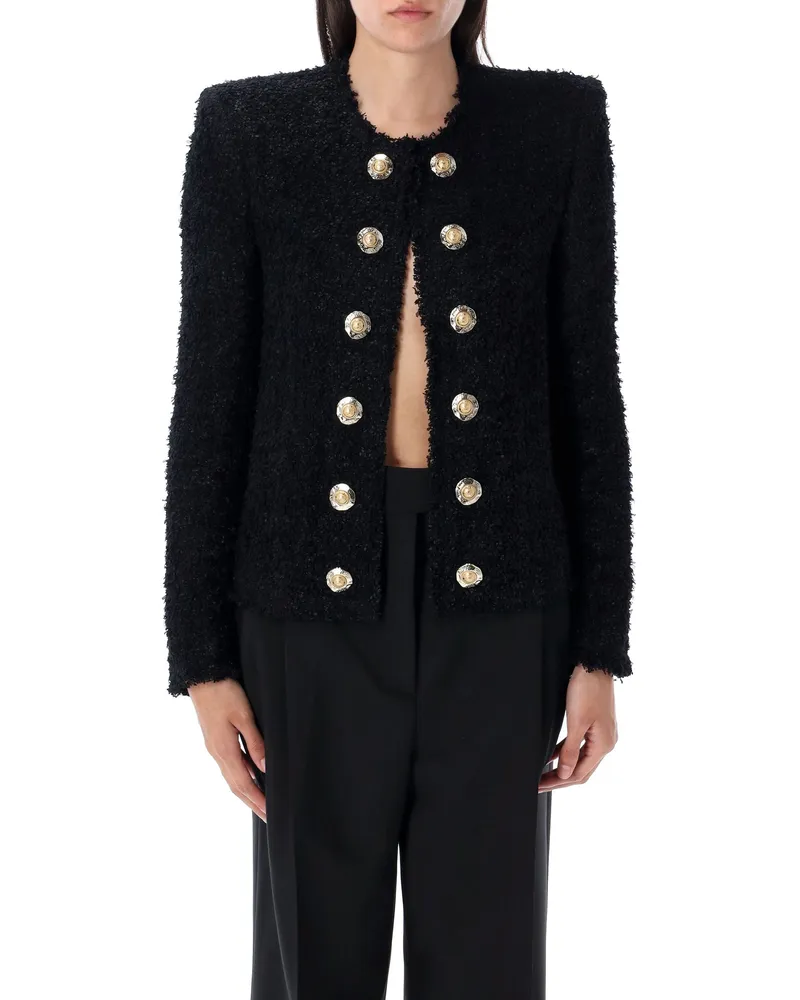 Balmain Jacken schwarz Black