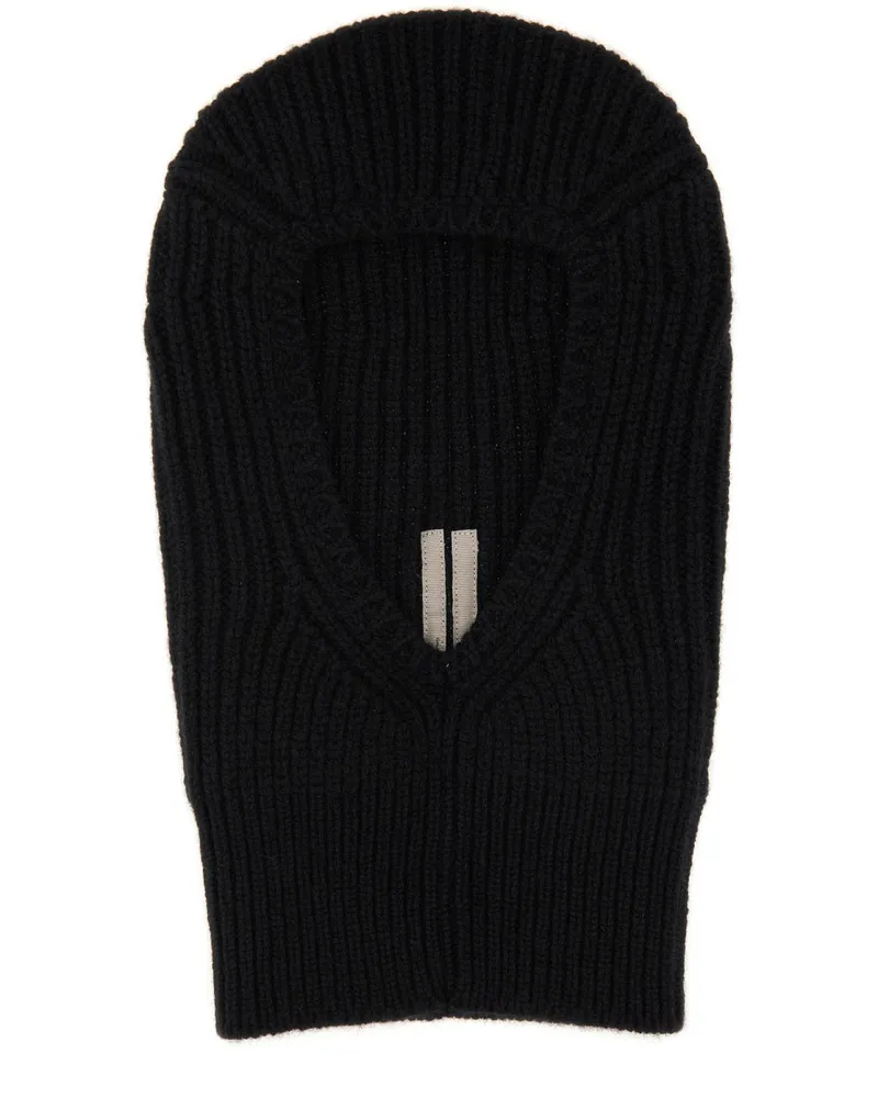 Rick Owens strickte Balaclava Black