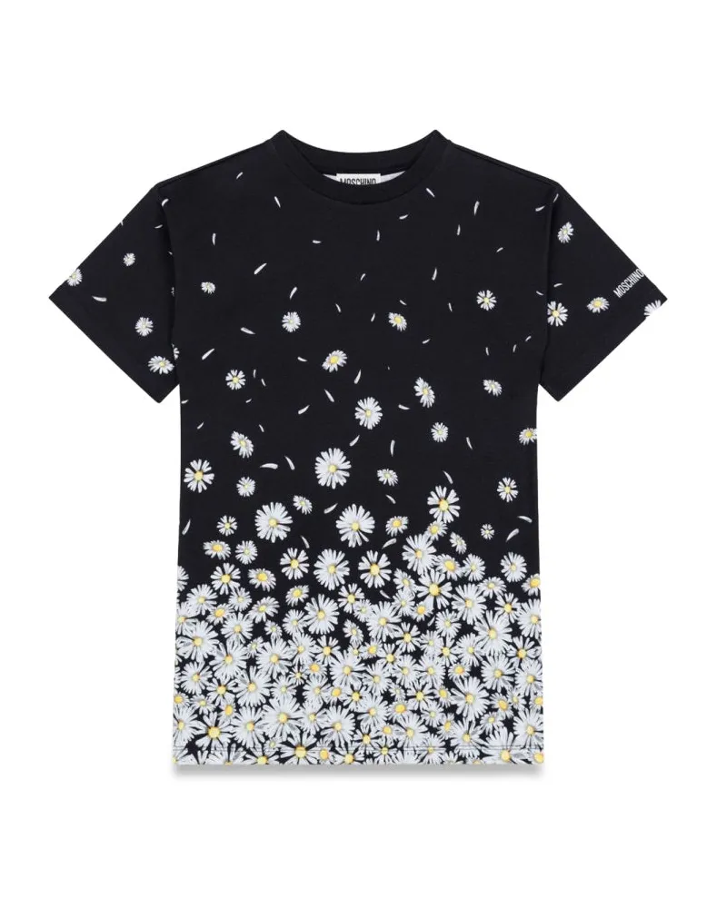 Moschino Daisy Kleid in Schwarz Black