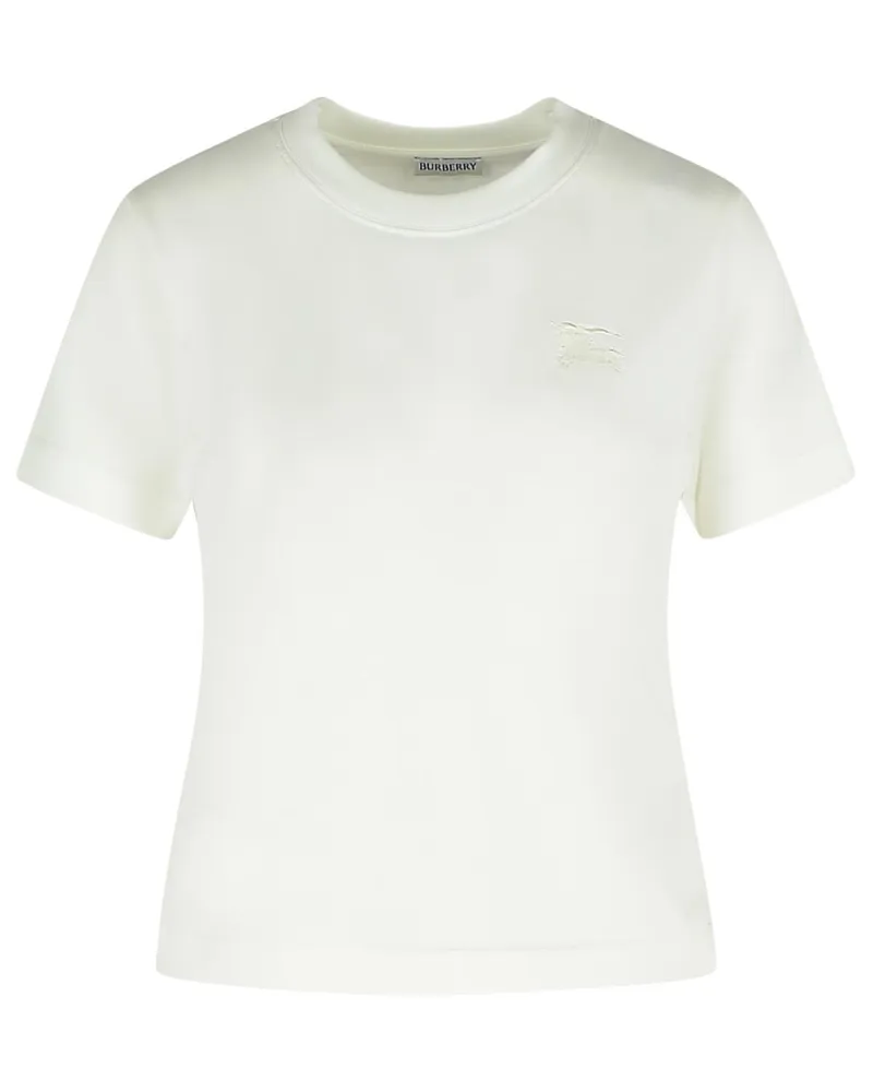 Burberry White Cotton T -Shirt White