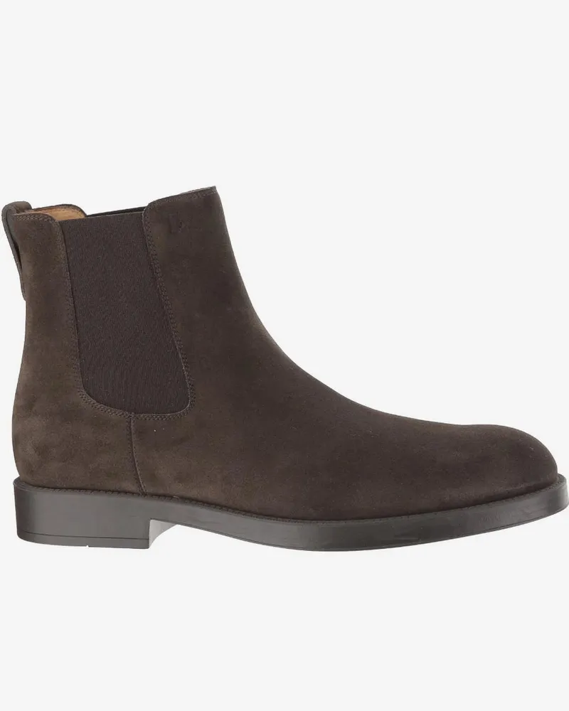 TOD'S Tod 's Wildleder -Knöchelstiefel Brown
